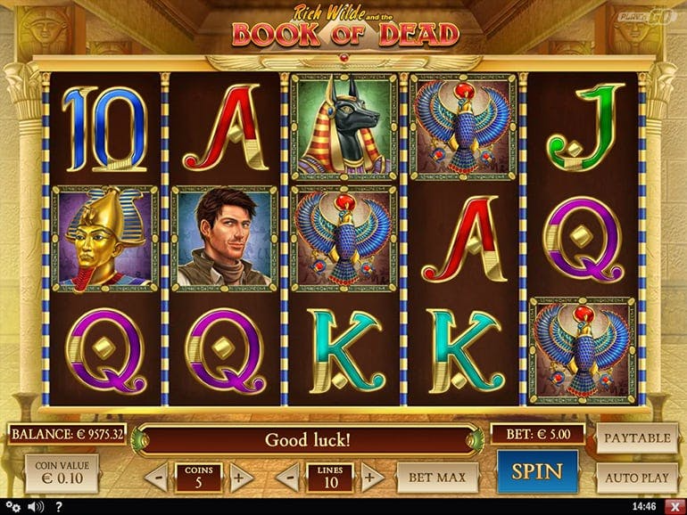 Book of Dead at PartyCasino